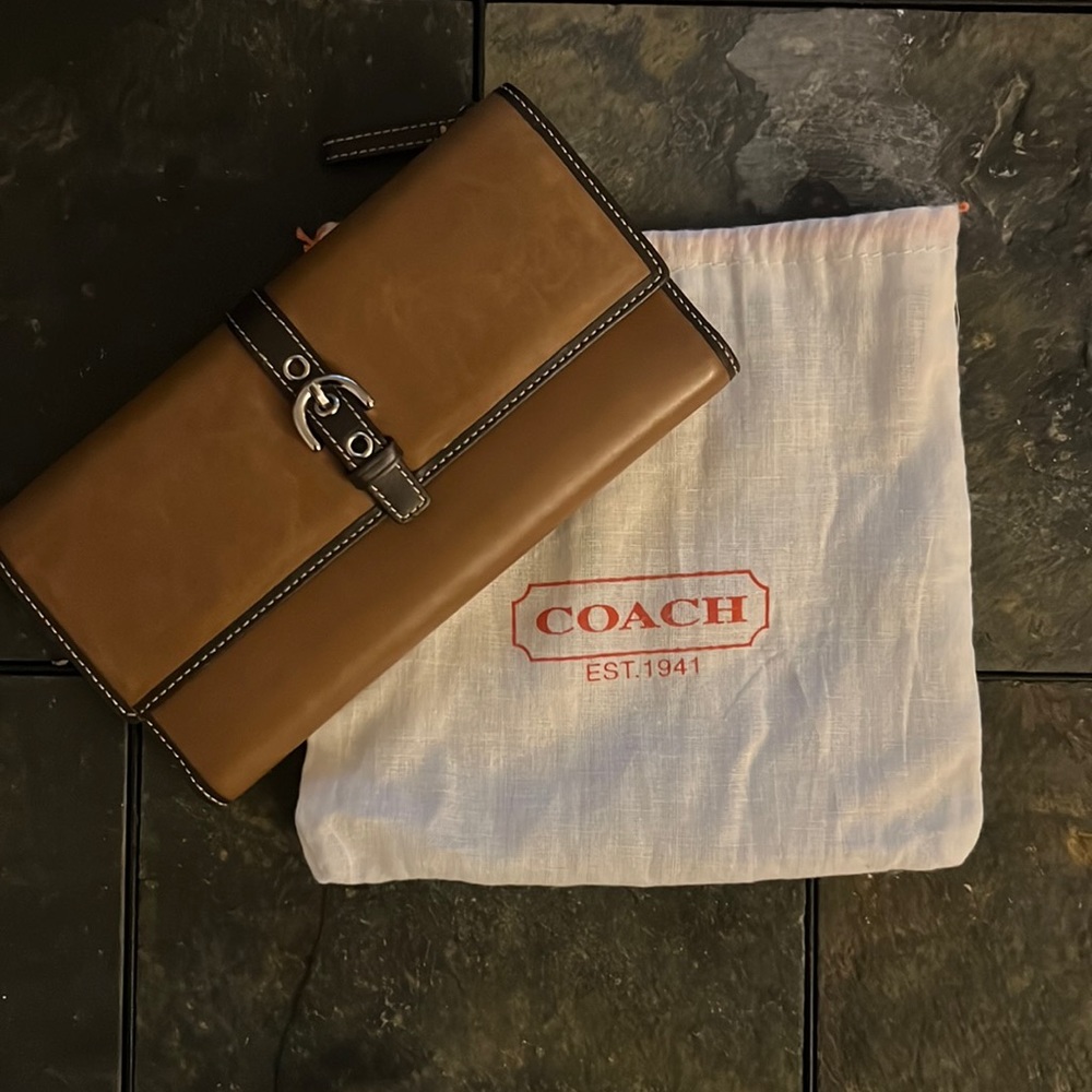 Leather big wallet